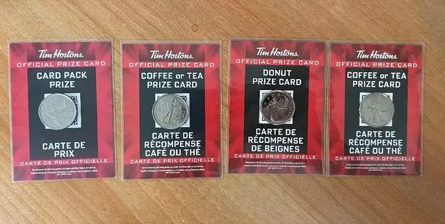 2026-27 UD Tim Hortons Unredeemed Prize Cards for Master Sets