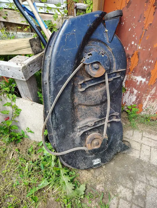 Older 38 inch MTD mower deck, excellent cond