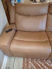 Brown Leather Sectional - Photo 3