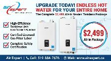 WATER HEATER WATER HEATER TANKLESS WATER HEATER INSTALLED