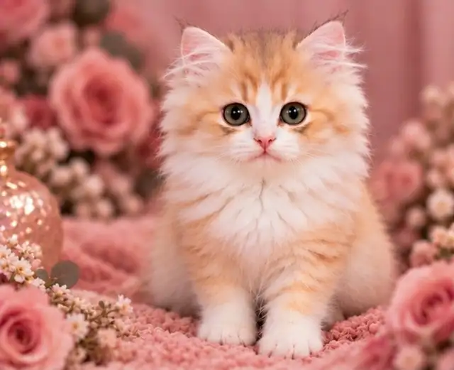 Purebred British Longhair Kitten