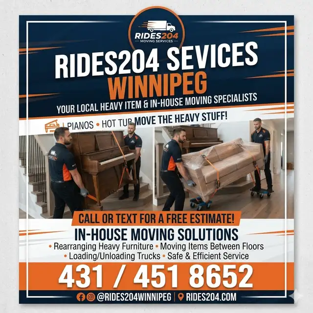 In-House Moving & Heavy Furniture/Appliance Rearranging Services
