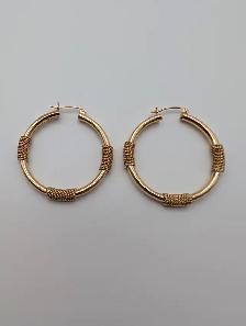 (B2384) Earrings 10 kt 7.20 grams