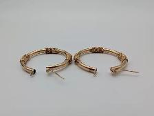 (B2384) Earrings 10 kt 7.20 grams - Photo 4