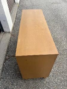 Free delivery used Six-Drawer Wooden Dresser - Photo 4