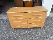 Free delivery used Six-Drawer Wooden Dresser - Photo 5