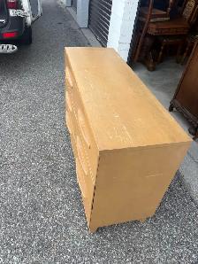 Free delivery used Six-Drawer Wooden Dresser - Photo 9