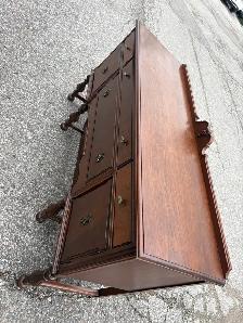 Free delivery antique Vintage Wooden Sideboard Buffet - Photo 9