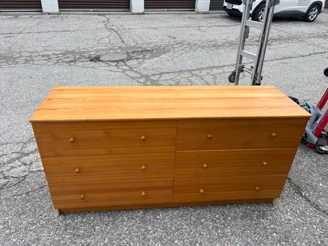 Free delivery used Six-Drawer Pine Dresser