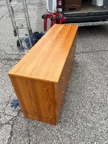 Free delivery used Six-Drawer Pine Dresser - Photo 4