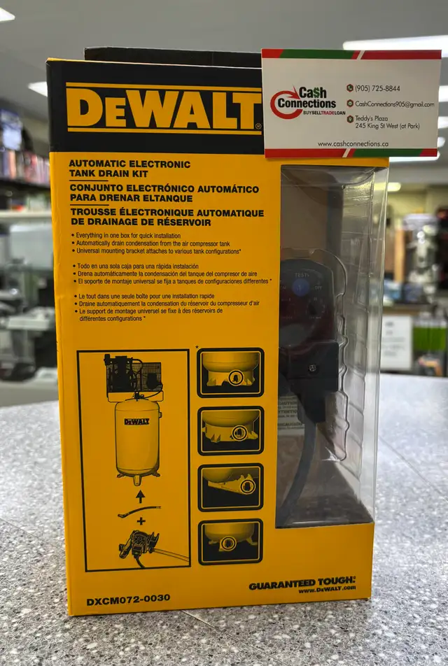 DeWalt Automatic Tank Drain Kit