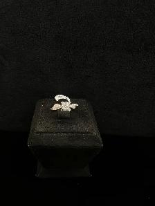 white Gold diamond ring 18k - Photo 8
