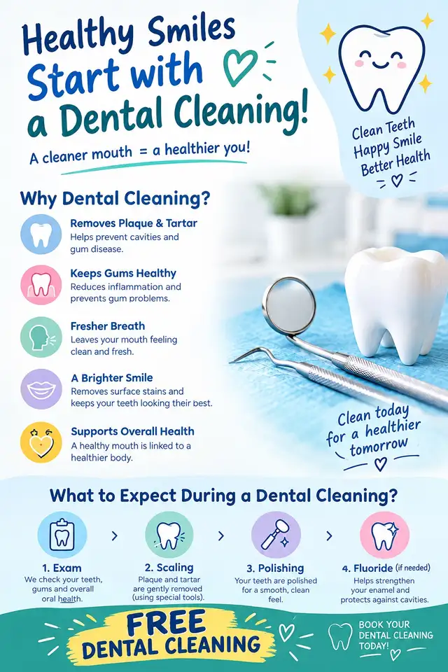 Free dental hygiene cleaning