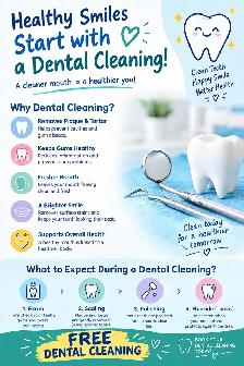 Free dental hygiene cleaning