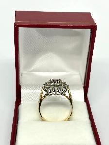 14k Ruby/Diamond Cluster Ring - Photo 3