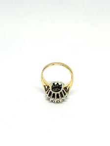 14k Ruby/Diamond Cluster Ring - Photo 5