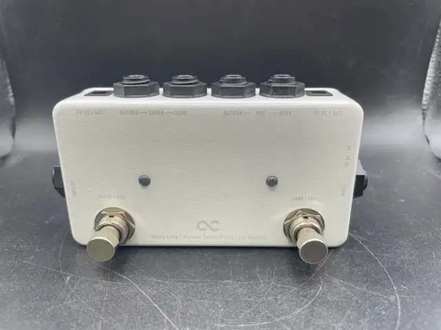 Minimal Series White Loop Pedal