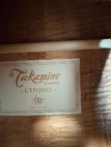 Takamine 2022 ltd 60th anniversary guitar