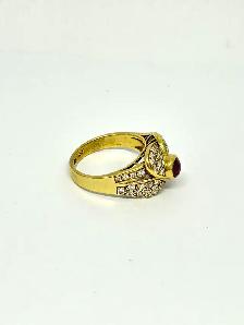 18k  Ruby Diamond  Cocktail Ring - Photo 5