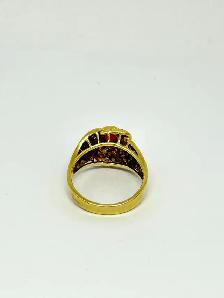 18k  Ruby Diamond  Cocktail Ring - Photo 7
