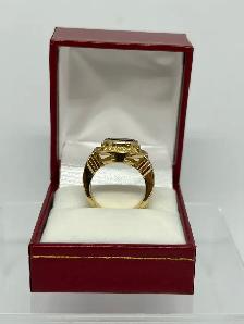 14k Vintage Men’s Garnet Ring - Photo 6