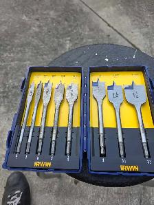 Irwin 8-Piece Speedbor Wood Spade Bit Set - Like New - Photo 2
