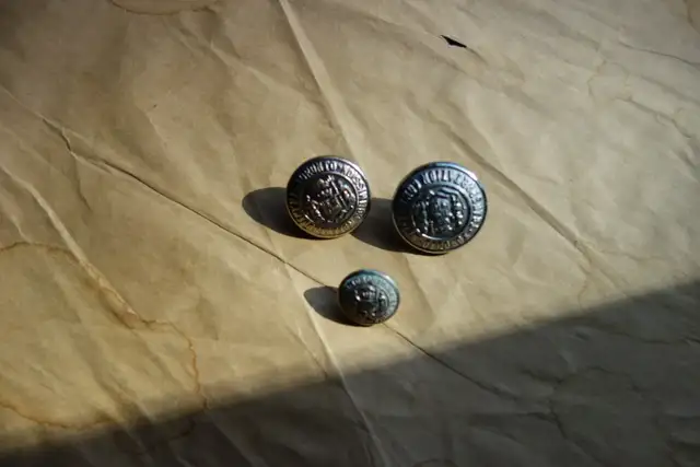 FREE - 3 Vintage TTC Jacket Buttons