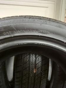 4 tires UNIROYAL TIGER PAW 235/50/R18 All season. - Photo 4