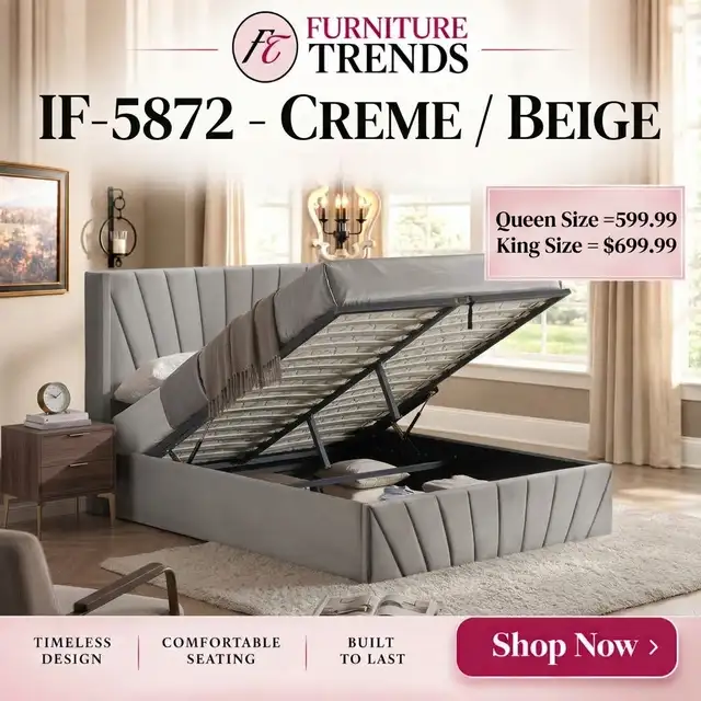 Furniture Trends Queen Lift Bed Frame