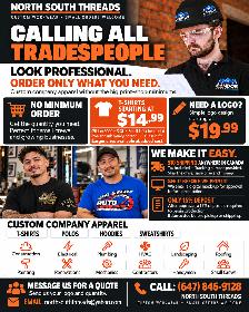 Trades & Small Businesses – Your Logo on Work Shirts From $14.99