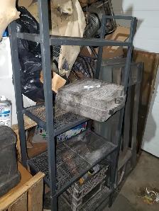 Metal Ikea Shelving Unit..$25 Cash in S.W.Calgary..(403)970-7622