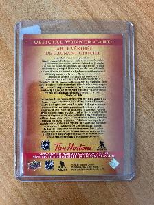 2026-27 Tim Hortons Jersey Relics Andrei Svechnikov Redemption - Photo 2