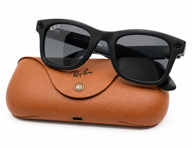 Ray-Ban Meta Wayfarer RW4006 Polarized Smart Glasses   Case