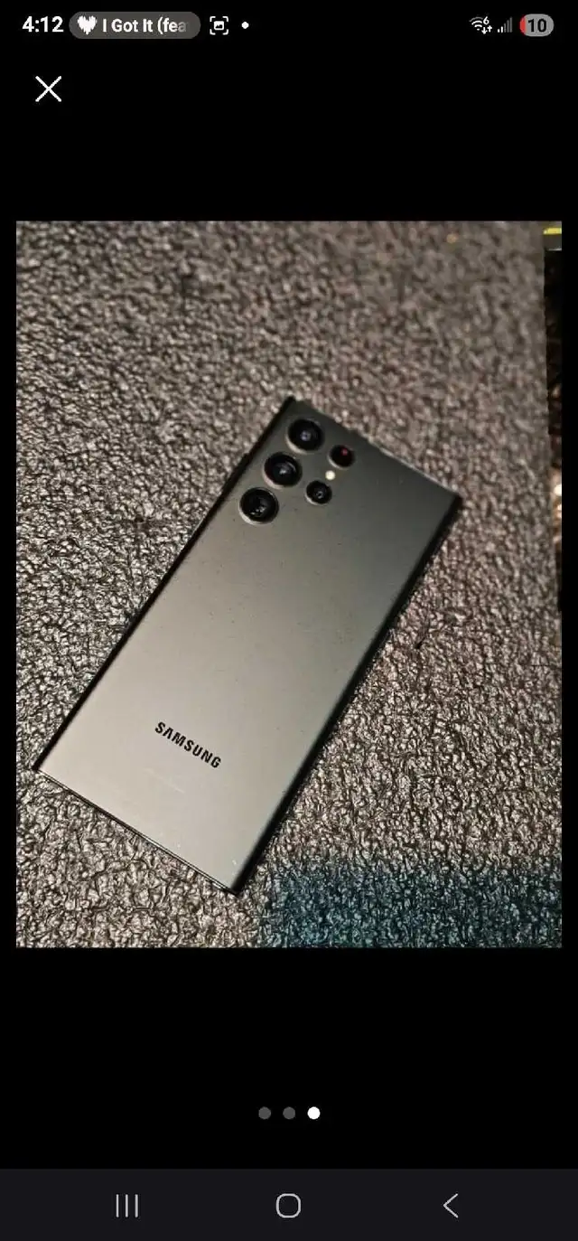 Samsung galaxy note 22 ultra 128G MINT !