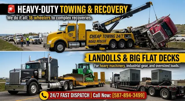 Heavy towing & recovery YYC & surrounding area