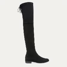 Stuart Weitzman black suede over-the-knee boots - Size 11.