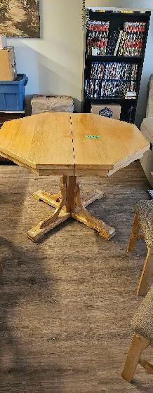 Table de cuisine en érable