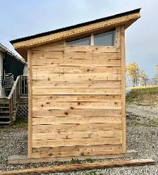 Large One of a kind Cedar Outhouse - Photo 5