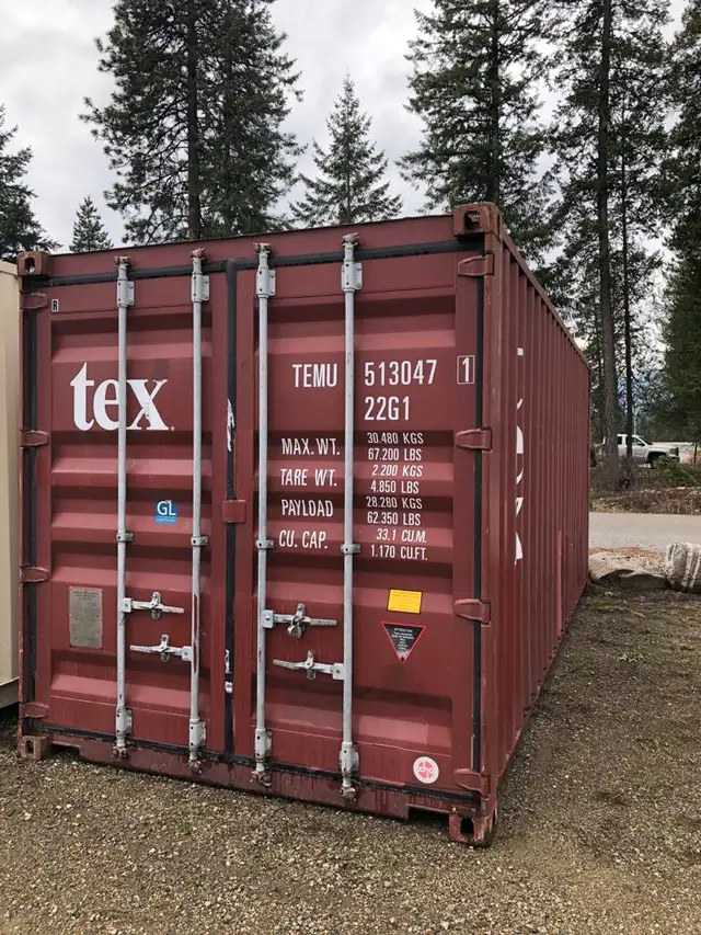 20' USED C CAN SHIPPING CONTAINERS | WIND & WATER SEALED