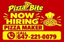 Hiring Full-time & Part-time Pizza Maker at Pizza Bite Location