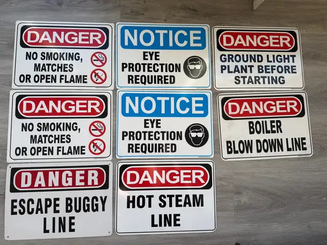 Safety Signs Dangerous Goods Signs- NEW
