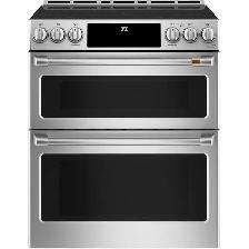Cafe 30' Slide-in Front-control Induction And Convection Double