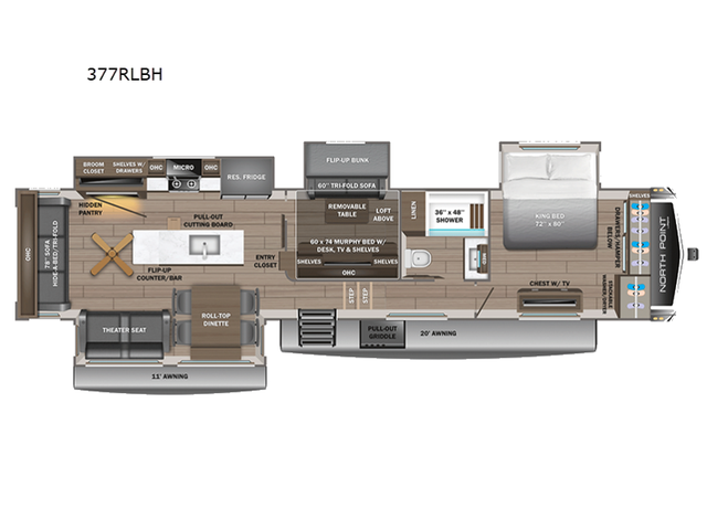 2026 Jayco North Point 377RLBH