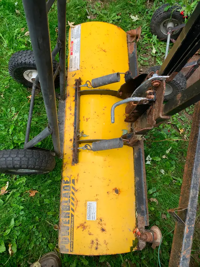 Power blade Snowplow attachment