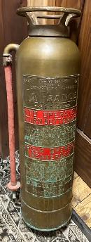 La France Fire Extinguisher Copper&Brass