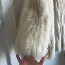 Blue Iris Fox Short Jacket Womens Small/Medium - RARE - Photo 3