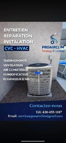 Entretien / thermopompe/ mini-splits/ fournaise Central / Hum/ - Photo 2