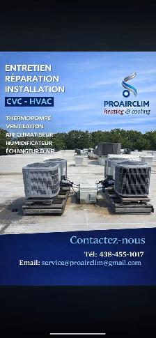 Entretien / thermopompe/ mini-splits/ fournaise Central / Hum/ - Photo 4
