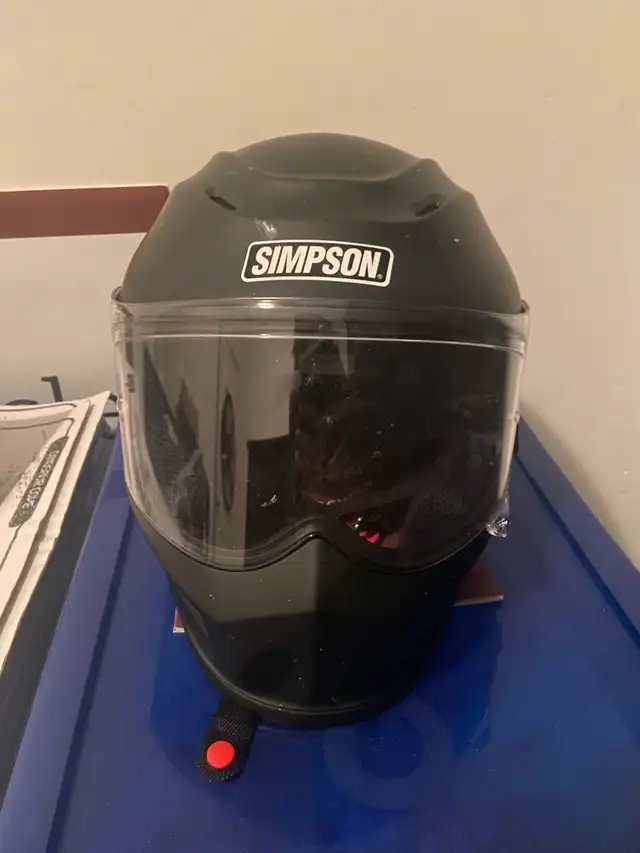 Simpson Bandit XXL motorcycle helmet.