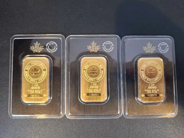 WANTED - RCM GOLD BARS